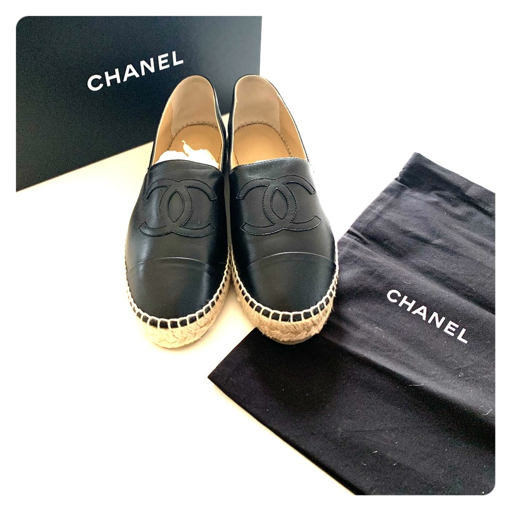Chanel Lambskin Espadrilles
